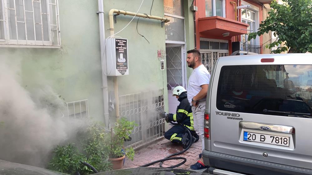 Burdur’da Çamaşır Makinesi Yangını Söndürüldü