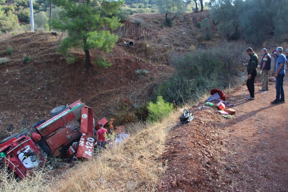 Antalya’da Arazöz Devrildi, 3 Orman Işçisi Yaralandı (1)