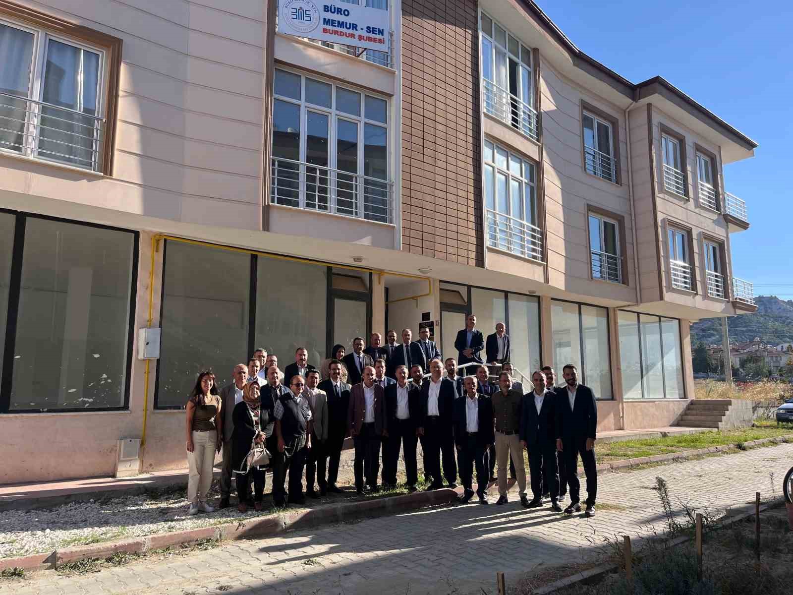 Büro Memur-Sen Burdur Şubesi Açılışı Gerçekleşti