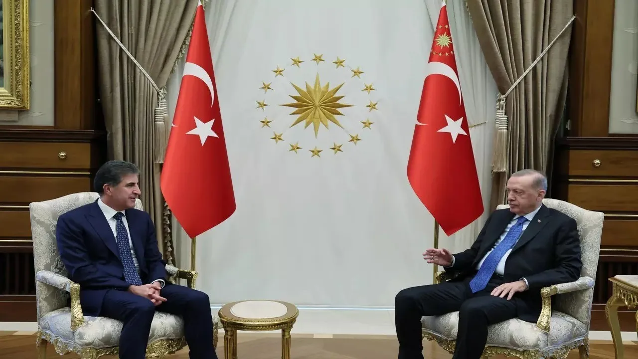 Cumhurbaşkanı Erdoğan, Barzani'yi kabul etti-1