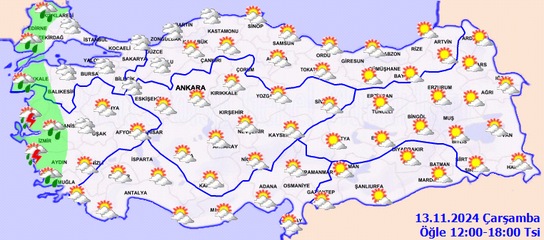 Meteoroloji Den Cok Sayida Il Icin Uyari Saganak Bekleniyor