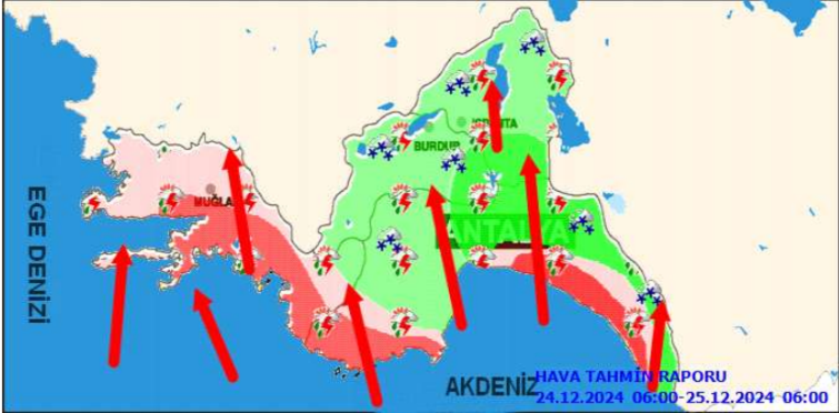 24 Aralık Hava Tahmin