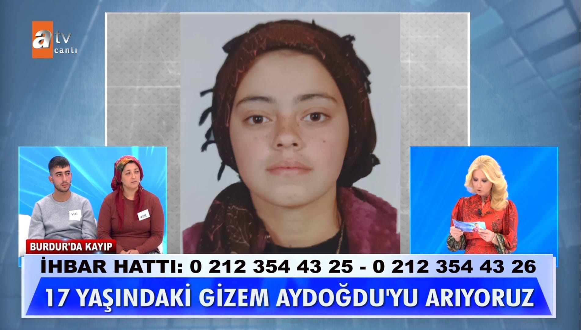 Gizem Aydoğdu KAYIP BURDUR GAZETEBU