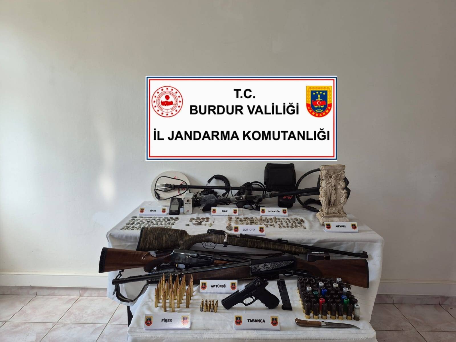 Burdur'da 1 şüpheli tutuklandı 