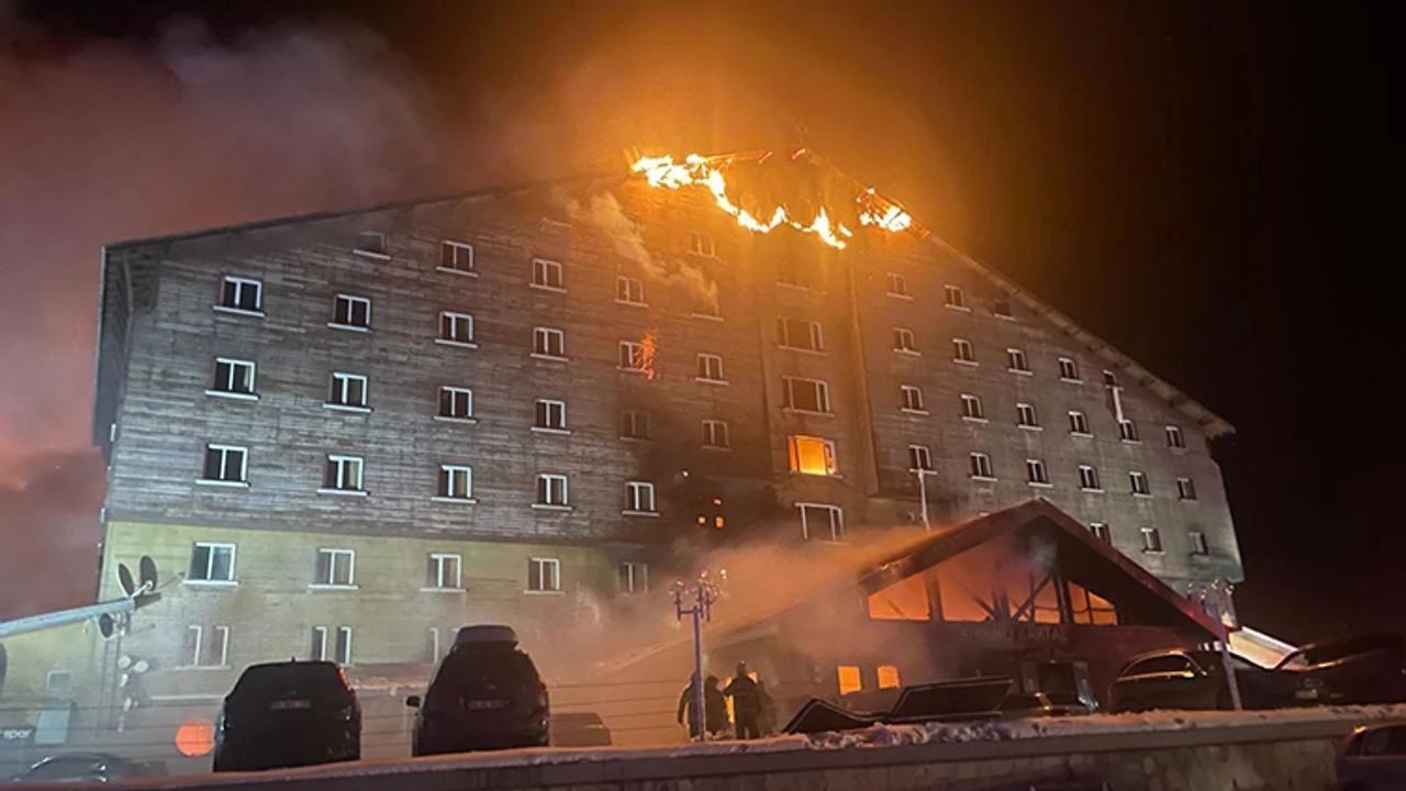 Kartalkaya Otel Yangini