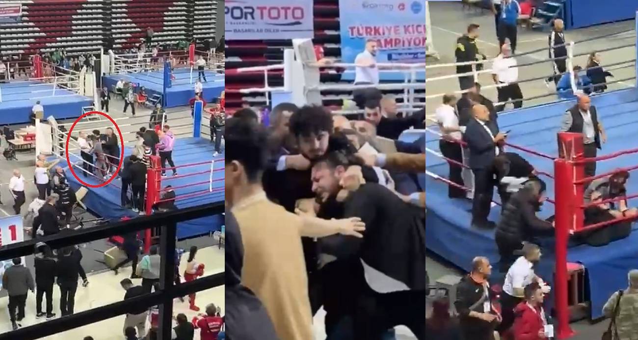 Kick Boks Maçında Kavga Ring Dışına Taştı 3