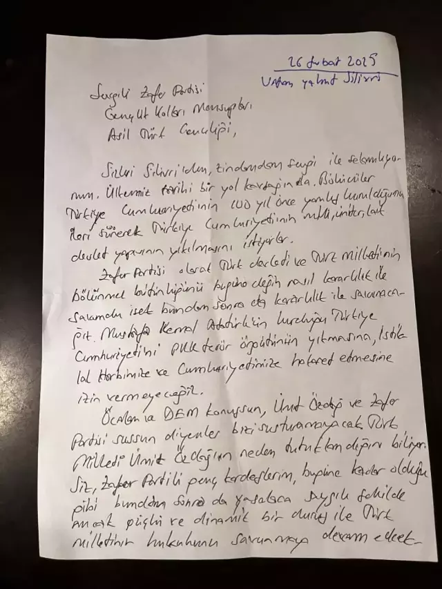 Ümit Özdağ’dan Pkk Ve Öcalan Açıklaması! Gençlere Net Mesaj