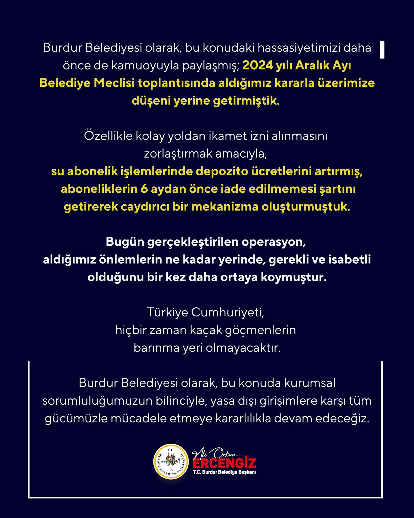 Burdur Bel Su Karar