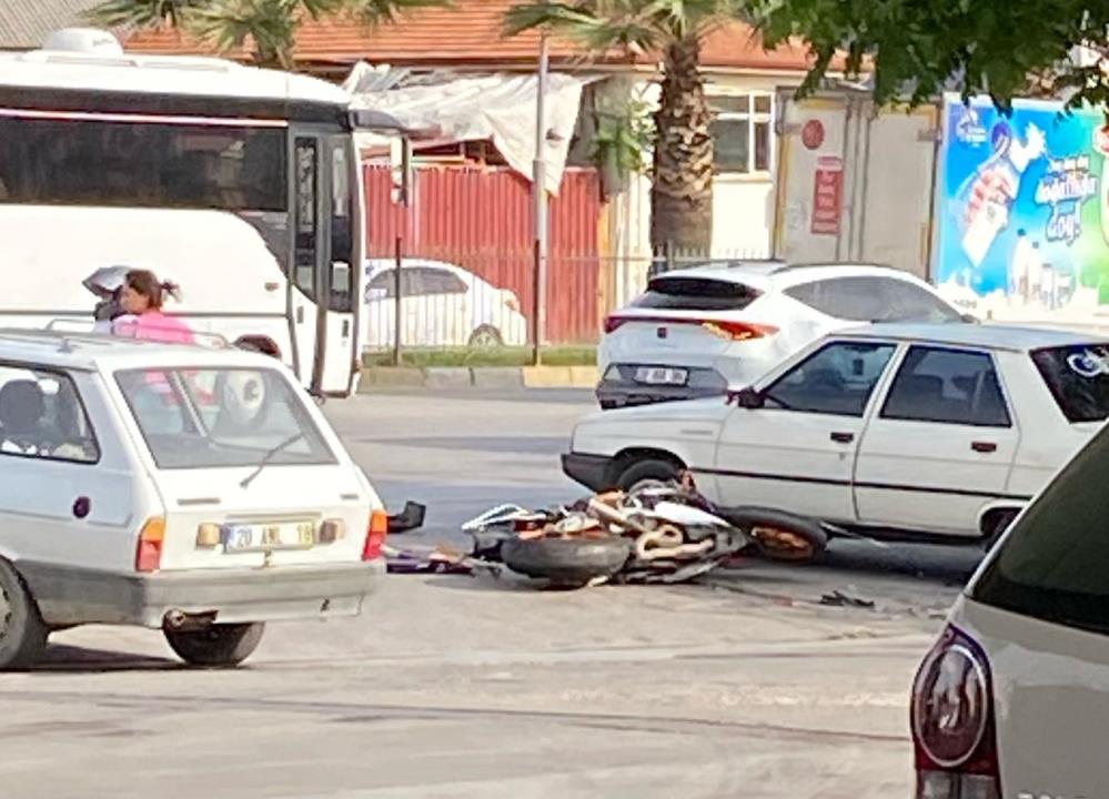Önüne Kıran Otomobile Çarpan Motosikletli Işadamı Hayatını Kaybetti (2)